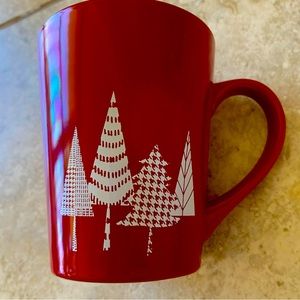 Starbucks Red Holiday Tree Mug 16 fluid ounces
